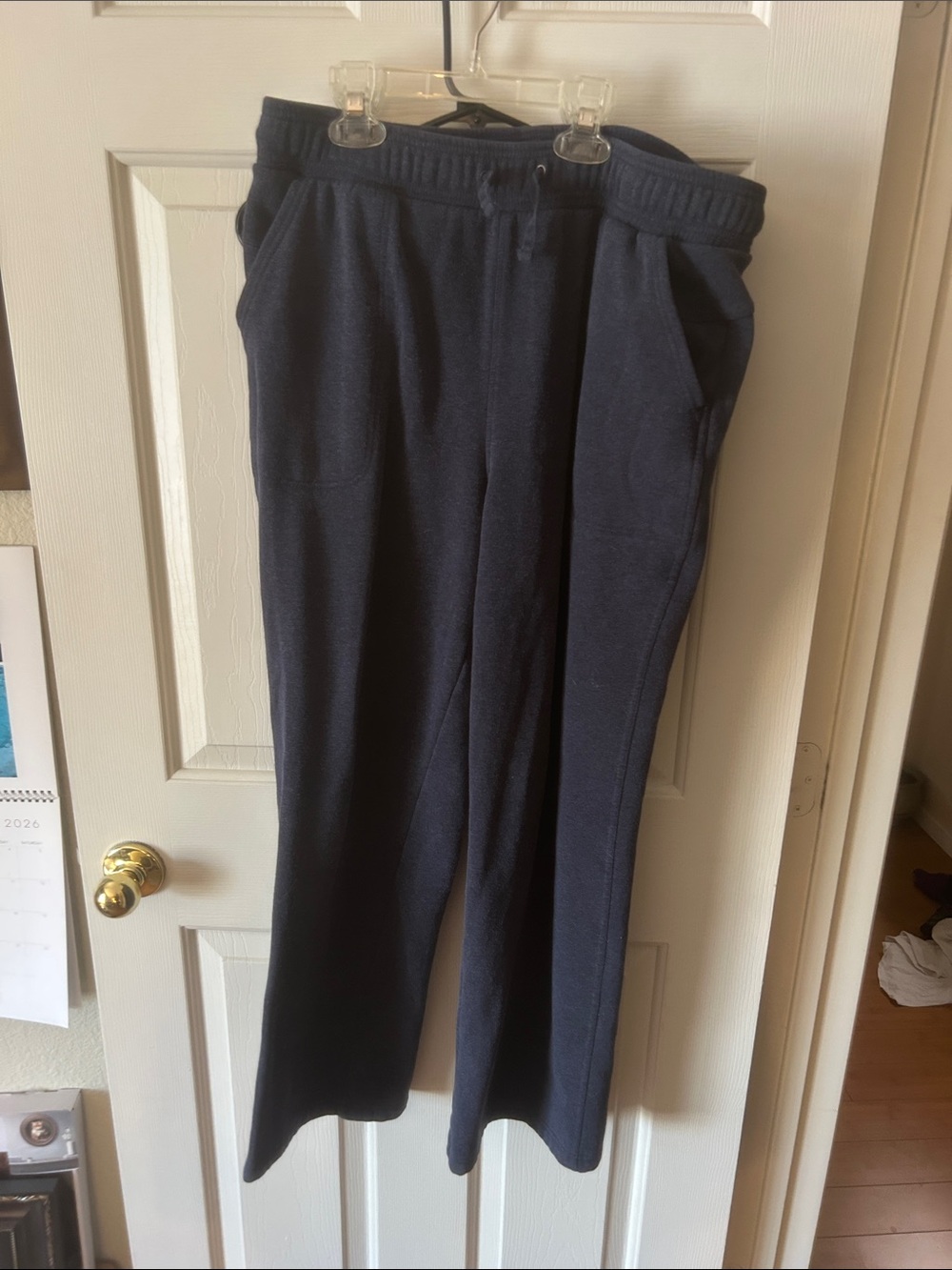 Cozy Navy Duluth Trading Co sweat Pants